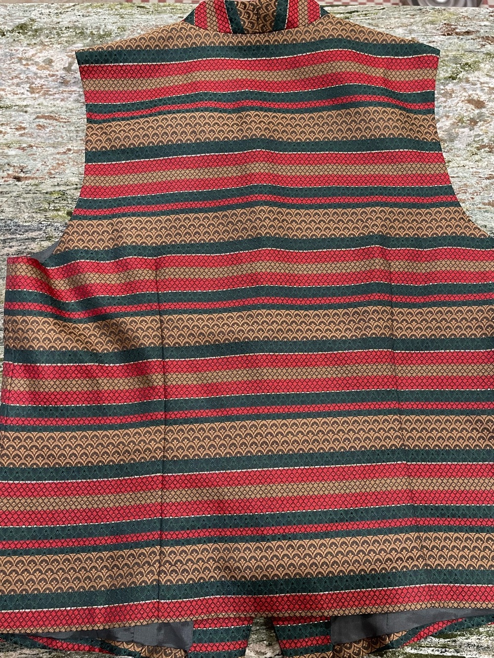 Pendleton Striped Patterned Vest - Picture 3 of 5